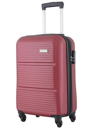 Валіза semi line 20" (s) cherry (t5639-1), для перевезення багажу та особистих речей, для ручної поклажі, для багажного відділення