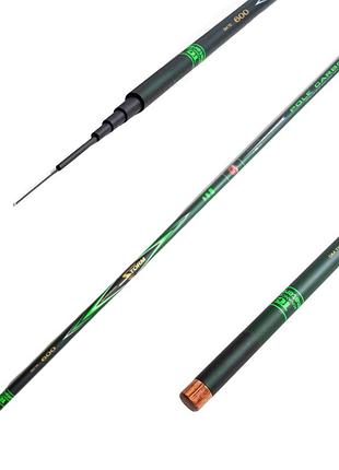 Удочка river sport storm без колец 6м carbon pole (gl9374), для рыбалки с берега, для установки удилищ, для рыболовного снаряжения