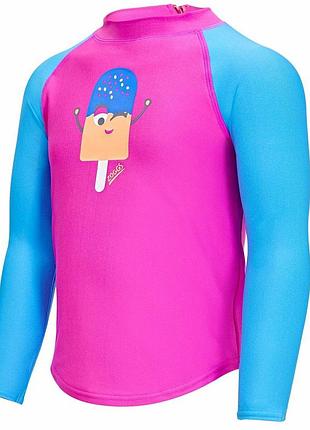 Лонгслів дитячий zoggs paper shark zip sun top upf 50+ лучшая цена с быстрой доставкой по украине