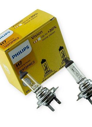Автолампа h7 12v 55 w philips premium 30%