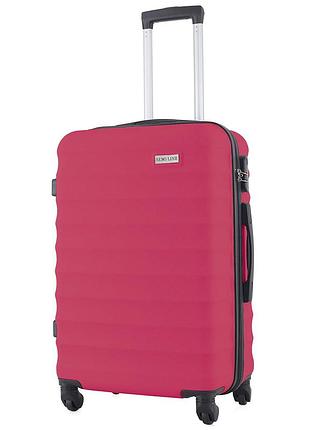Чемодан semi line 24" (m) dark rose (t5633-2), для путешествий, отпуска и командировок, для ручной клади, для багажного отделения