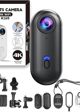 Екшн-камера baooylon sports camera 4k wifi h.265 компактна мінікамера для знімання відео у форматі 4k