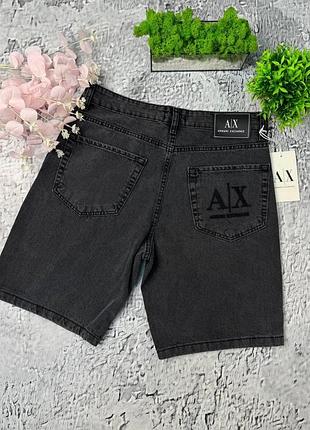 Шорти armani exchange графітові джинсові