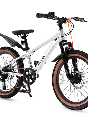 Велосипед дитячий royalbaby 24" king-plus 21 speed, official ua, silver