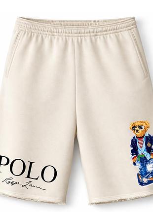 Мужские оверсайз шорты ralph lauren polo bear