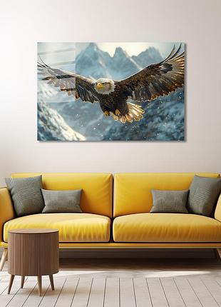 Картина на стекле novellaprint "полет орла" 45x30см (pic-528-00)