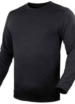 Свитер с флисовым начесом base ii crew condor (black) лучшая цена с быстрой доставкой по украине