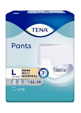 Підгузники-трусики для дорослих 10 шт pants normal large тм tena