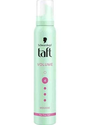 Мус для волосся 200мл 4 volume 4 тм taft