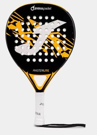 Ракетка для падел тенісу joma master lite black/orange лучшая цена с быстрой доставкой по украине