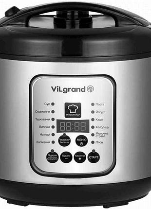 Мультиварка 900вт 5л йогуртница, чаша - керамика vmc1255с тм vilgrand