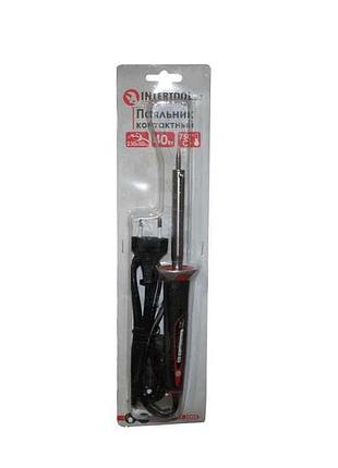 Паяльник контактный 40вт, 230в, 750°с rt-2005 тм intertool