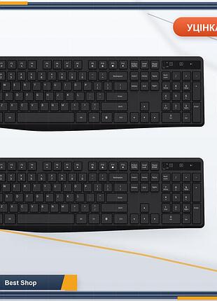 Бездротовий набір клавіатура та миша lovaky 2.4g qwerty повнорозмірний чорний usb комплект (2 набори / 2 pack)