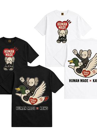 Футболка human made x kaws