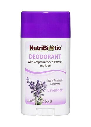 Дезодорант, nutribiotic, 75 г, для ежедневного ухода.