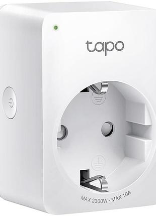 Розетка, tapo p100ma, белая, mini, matter, wi‑fi 2.4ghz, дистанционное управление, таймер, alexa, ul94‑v0