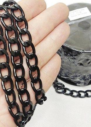 Декоративные цепи, цвет черный 2,8 мм