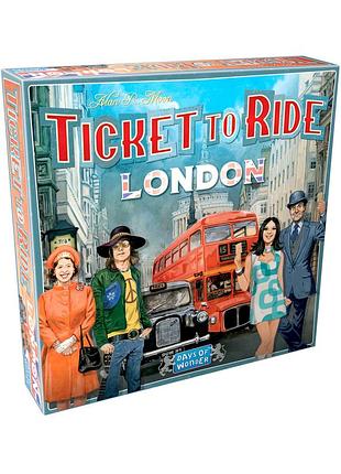 Настільна гра квиток на потяг: лондон - уцінка! / ticket to ride: london