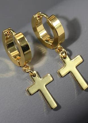 Сережки stainless steel медична сталь. довжина 2,9 см. ширина 1,5 см.