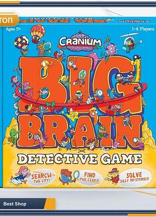Кооперативная настольная детективная игра cranium big brain detective game (англ. версия) для 1-4 игроков