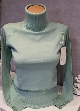 Гольф базовий трикотаж мятный, xl/2xl