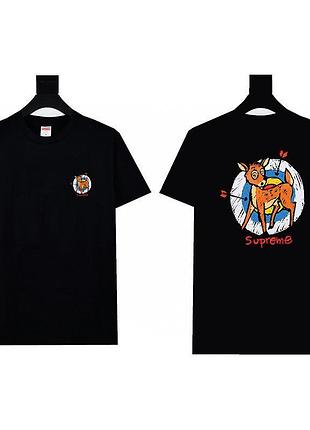 Мужская оверсайз футболка supreme