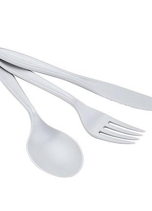 Набор столовых приборов gsi 3 pc ring cutlery set white