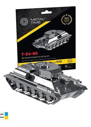 Коллекционная модель-конструктор metal time танк t-34/85 (mt071)