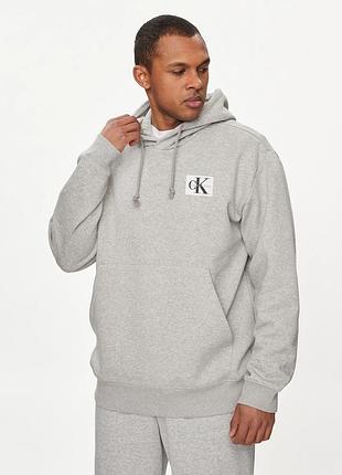Мужское худи на флисе calvin klein