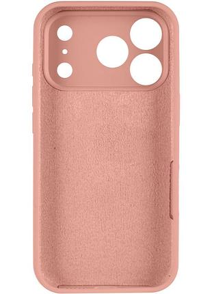Чехол silk full camera protective (aa) no logo для apple iphone 17 pro max / 18 pro max (6.9") персиковый / peach 3