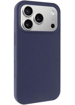 Чохол silk full protective (aa) no logo для apple iphone 17 pro / 18 pro (6.3") темно-синій / midnight blue