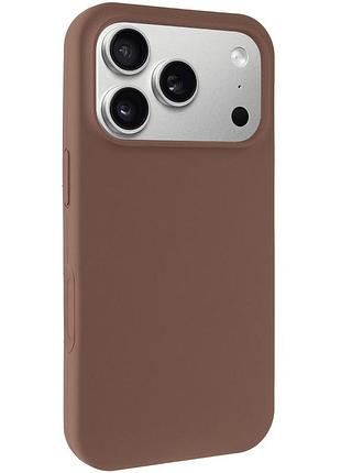 Чехол silk full protective (aa) no logo для apple iphone 17 pro max / 18 pro max (6.9") коричневый / brown