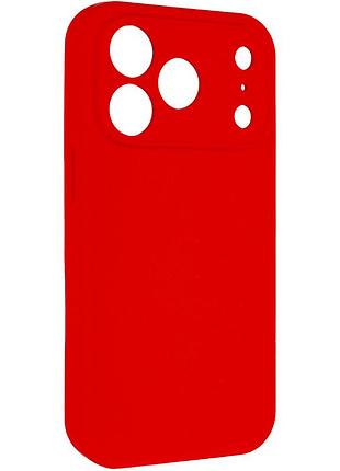 Чехол silk full camera protective (aa) no logo для apple iphone 17 pro / 18 pro (6.3") красный / red