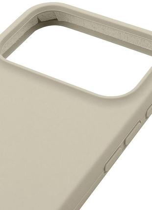 Чохол silk full protective (aa) no logo для apple iphone 17 pro / 18 pro (6.3") бежевий / antique white 4
