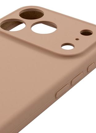 Чехол silk full camera protective (aa) no logo для apple iphone 17 pro / 18 pro (6.3") бежевый / desert gold 4