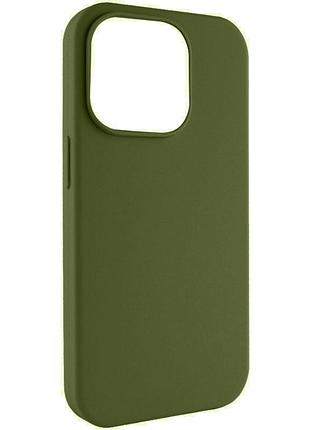 Чохол silk (aa) no logo with magnetic fit для apple iphone 17 pro max / 18 pro max (6.9") зелений / dark olive