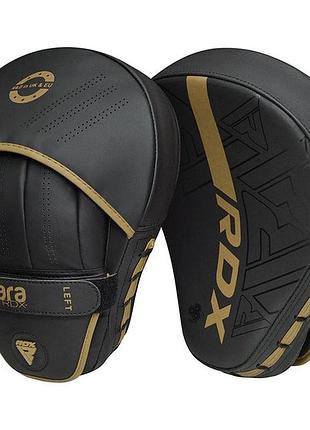 Лапи боксерські rdx f6 kara matte golden
