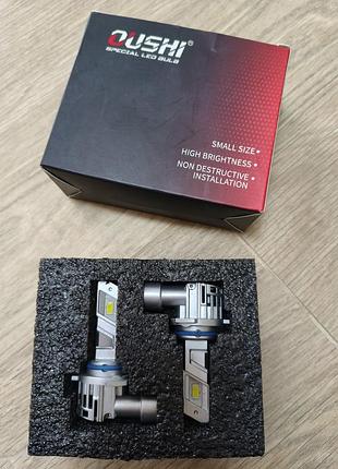 Светодиодные led лампы oushi h8 / h11 / h16(jp) для авто (комплект 2 шт.)