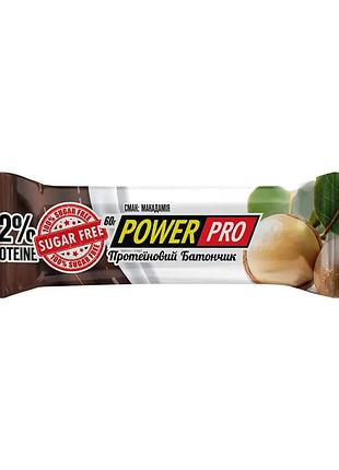 Протеїновий батончик нутелла, power pro, для спортивного раціону.