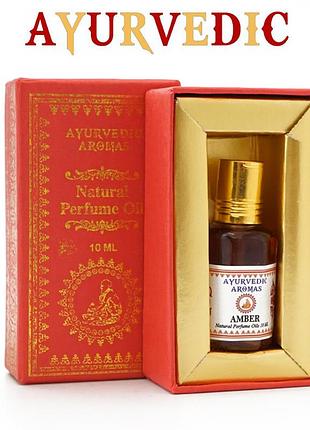 Парфюмерное масло амбр ayurvedic amber 10ml.