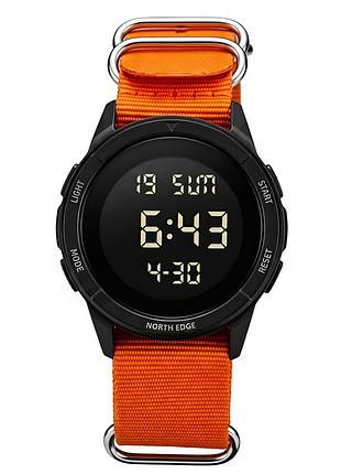 Чоловічий наручний годинник north edge terrax special orange механічний, 2 ремінці.