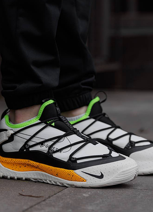 Чоловічі кросівки nike acg terra antarktik low gore-tex найк асг тера білі з підкладкою гортекс демісезонні водонепроникні
