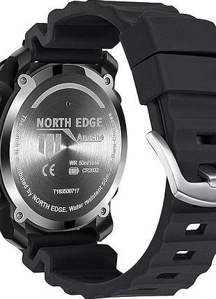 Ремінець для годинника north edge black чорний змінний.