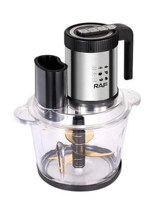 Електричний подрібнювач з чашею 9л 300вт food processor r.7601