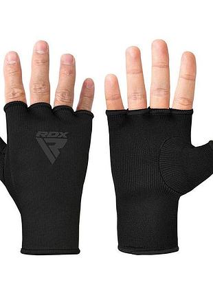 Перчатки rdx inner black/black l 2