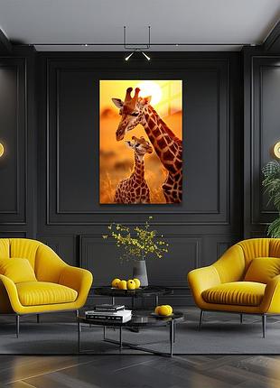 Картина на стекле novellaprint "закатное единство" 30x45см (pic-444-00)
