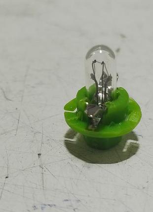 Zollex лампочка уборной панели bax green 12v 1.3w b8.4d