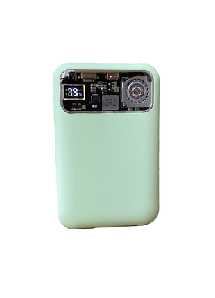 Повербанк pinergy f1 10000 mah 20w з активним охолодженням - зелений