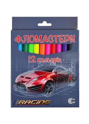 Дитячі фломастери "картон" 950-12 12 кольорів вид 1