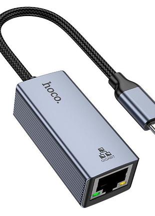 Адаптер hoco type-c ethernet adapter ua37 (1000 mbps) 5035688